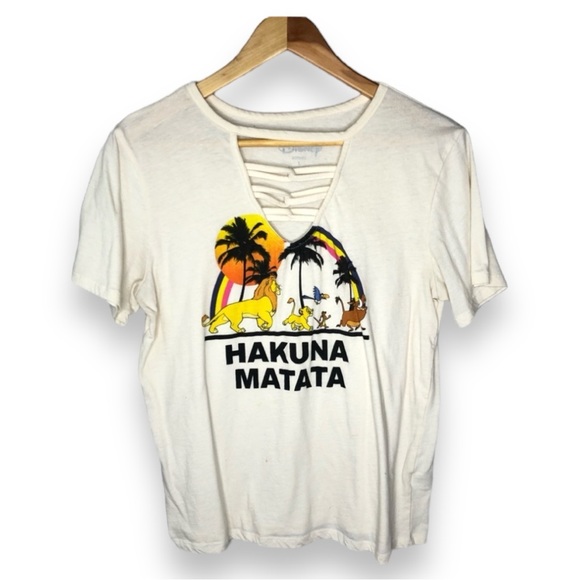 Disney Tops - Disney The Lion King Hakuna Matata Strappy T-shirt
